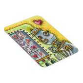 ROBOT DIE OP VERLIES KIJKT, HARTVERKEERMACHINESCUT MAGNEET (Rechterzijde)