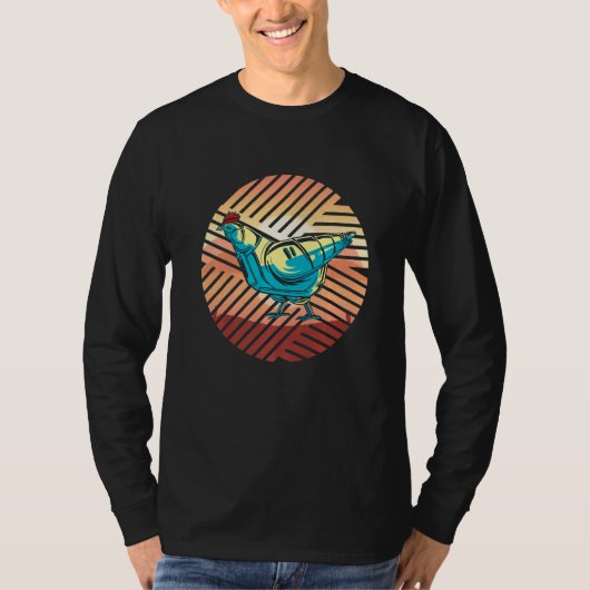 Robot Dier Geometrische Kip 1 T-shirt (Voorkant)