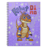 Robot Dino Spiral Notitieboek (Voorkant)
