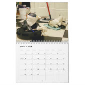 Robot Dog Agenda Kalender (Mar 2026)