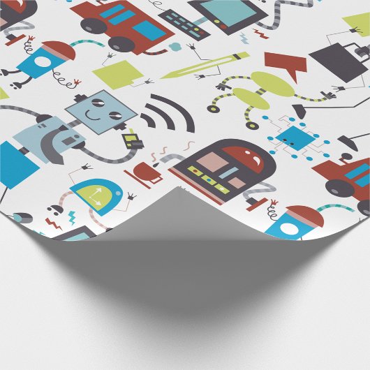 Robot Doodles Cadeaupapier