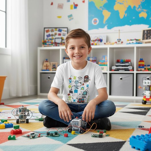 Robot Doodles T-shirt