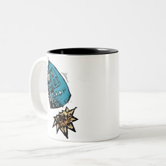 Robot Drie mok (Voorkant links)