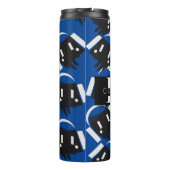 Robot Driving Music Producer Night Club Thermosbeker (Achterkant)