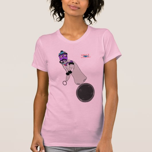 Robot een beetje bezorgd t-shirt (Voorkant)