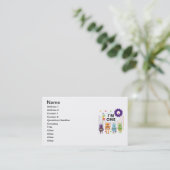 Robot Eerste Verjaardag Tshirts en geschenken Visitekaartje (Staand voorkant)