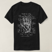 Robot Engineer Formulary Robotics Wiskunde AI Deve T-shirt (Design voorkant)