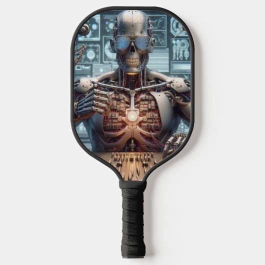 Robot Engineer Pickleball Paddle (Voorkant)