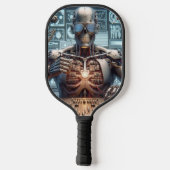 Robot Engineer Pickleball Paddle (Achterkant)