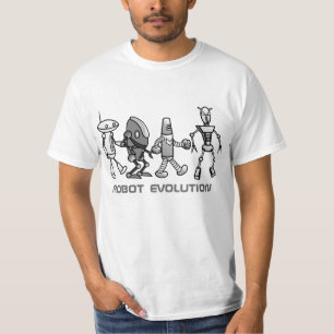 robot evolutie monoshirt t-shirt