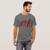 Robot Evolutie - van man tot robots T-shirt (Voorkant volledig)