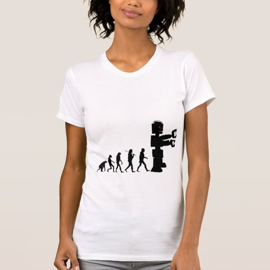 Robot Evolution 2a Woman's Shirt (Voorkant)