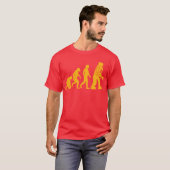 Robot Evolution Sheldon Cooper Big Bang Theory T-shirt (Voorkant volledig)