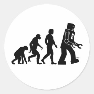 Robot Evolution Sticker