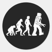 Robot Evolution Sticker (Voorkant)