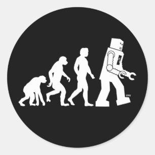 Robot Evolution Sticker