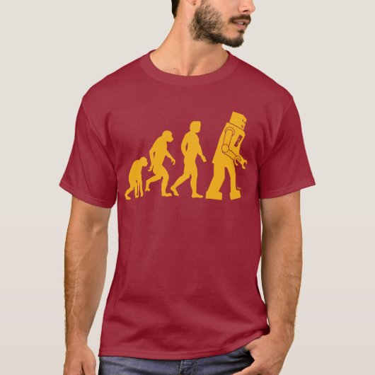 Robot Evolution T-Shirt (Voorkant)
