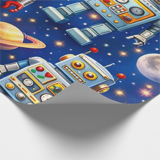 Robot exploration cos cadeaupapier (Hoek)