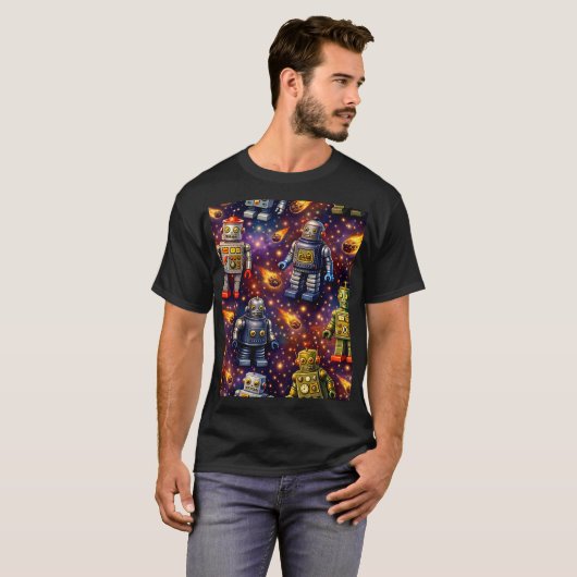 Robot exploration cos t-shirt (Voorkant volledig)