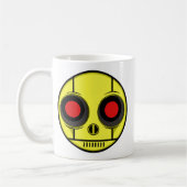 Robot Face Coffee-Mok Koffiemok (Links)