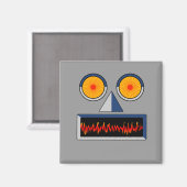 Robot Face Magnet (Voorkant / Achterkant)
