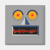 Robot Face Magnet (Voorkant)