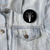 Robot Face Ronde Button 5,7 Cm (In situ)