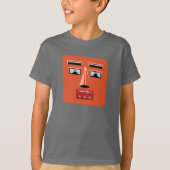 Robot Face V1 Kinder T-shirt (Voorkant)