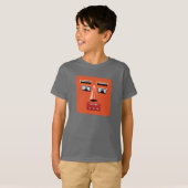 Robot Face V1 Kinder T-shirt (Voorkant volledig)