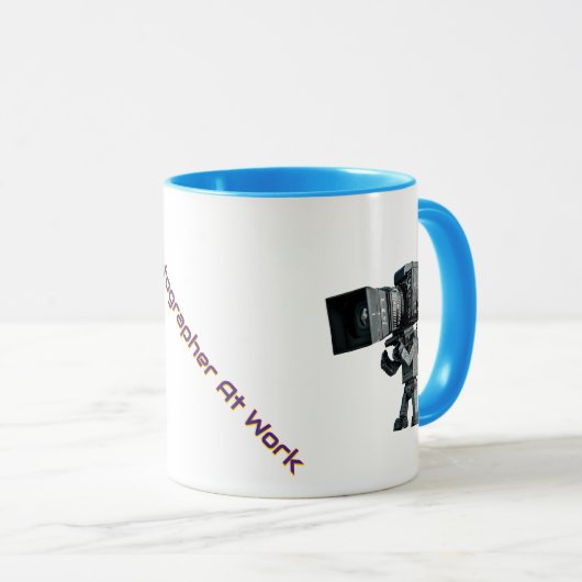 Robot fotograaf mok (Voorkant rechts)