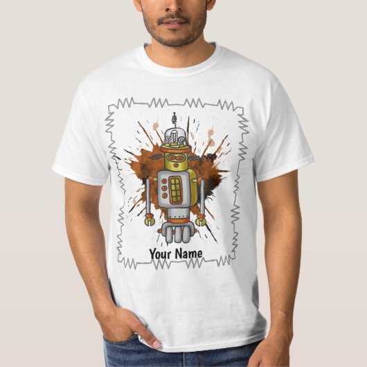Robot Four T-Shirt (Voorkant)