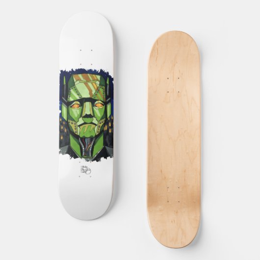 Robot Frankenstein shredder Persoonlijk Skateboard (Voorkant)