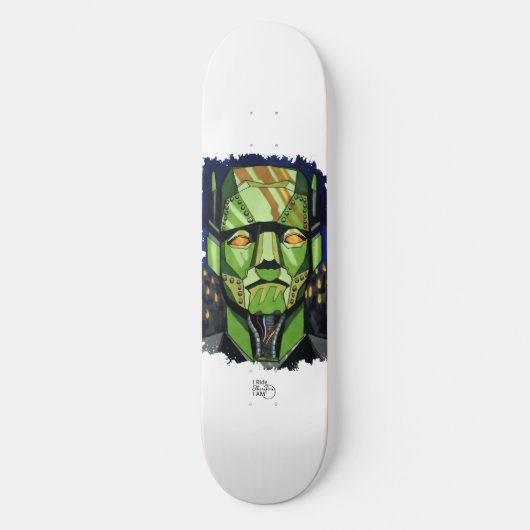 Robot Frankenstein shredder Persoonlijk Skateboard (Voorkant)