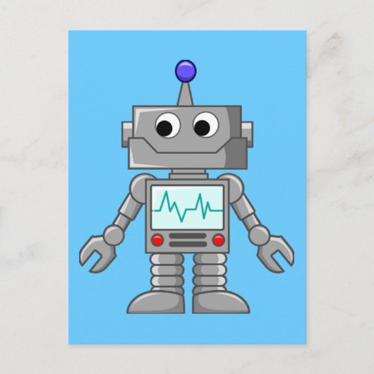 Robot Freak Briefkaart (Voorkant)