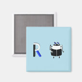 Robot Fridge Magnet (Voorkant / Achterkant)