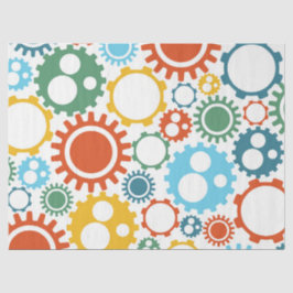 Robot Gears Pattern Tissuepapier