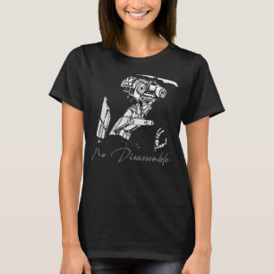 Robot geen demontage grafische kaart t-shirt