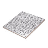 Robot Genome 001 Tegeltje (Zijkant)