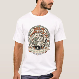 Robot Gezelschap Kat Robot Gezelschap Kat Vintage T-shirt