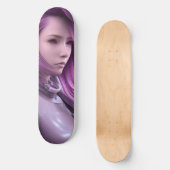 Robot Girl Skateboard Deck (Voorkant)