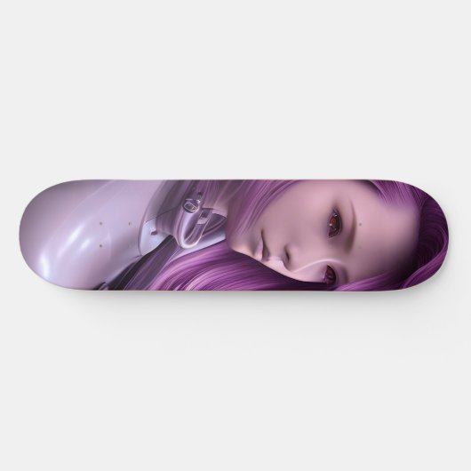 Robot Girl Skateboard Deck (Horizontaal)