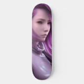 Robot Girl Skateboard Deck (Voorkant)