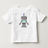 Robot glimlachen kinder shirts (Voorkant)