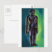 Robot Golden Age Briefkaart (Voorkant / Achterkant)