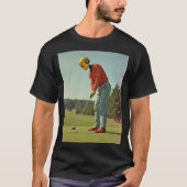Robot Golfer T-shirt (Voorkant)