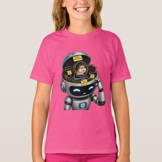 robot grappige memes t-shirt (Voorkant)
