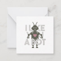 Robot Grappige Opmerking: Ik Hou van Jou een Bot N