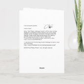 Robot Greeting Card - from nerd to another Kaart (Achterkant)