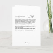 Robot Greeting Card - little gifts Kaart (Achterkant)