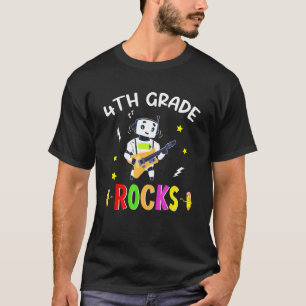 Robot Guitar Raketers van de vierde klas terug naa T-shirt